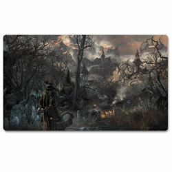 Bloodborne - Board Game Tcg Playmat Table Mat Games Size 60X35 Cm Mousepad Play Mat For Bloodborne Yugioh Mtg