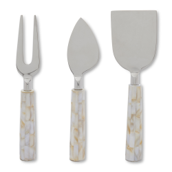 @home Mother Of Pearl Cheese Set 3PC