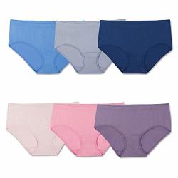 Fruit Of The Loom Women's Seamless Underwear Multipack Assorted 2XL 9 Pack Of 6