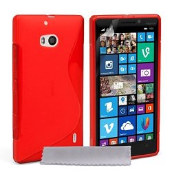Caseflex Gel Cover For Nokia Lumia 930 Red Silicone NO-KA02-Z608