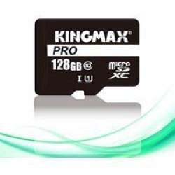 Kingmax Pro Microsd Card With Adapter 128GB Class 10