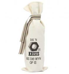 Dis 'n Moerse Krisis - Cotton Wine Bag