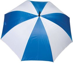 GOLF Umbrella - Eva Handle - Blue & White