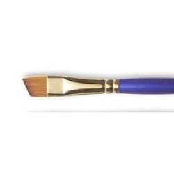 Daler Rowney Sapphire Brush Series 57 Angled Shader Size 1 4 Inches