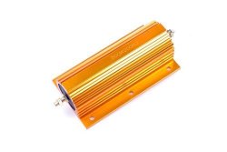 Lm Yn 300 Watt 200 Ohm 5% Wirewound Resistor Electronic Aluminium Shell Resistor Gold For Inverter LED Lights Frequency Divider Speaker Servo Industry Industrial Control 200 Ohm