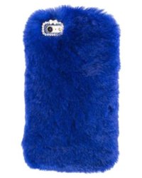 Cell Accessories Samsung Cozy Fur Phone Case Blue