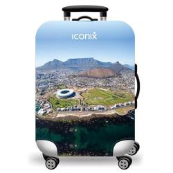 Printed Luggage Protector - Cape Town City Bowl - XL