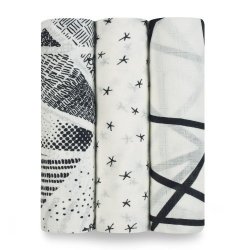 Aden + Anais Bamboo Swaddles Midnight 3 Pack