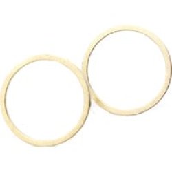 Za Adorable Gold Circle Earrings