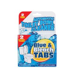 Toilet Freshener - Cistern Block - Blue & Bleach - 50G - Pack Of 2 - 8 Pack
