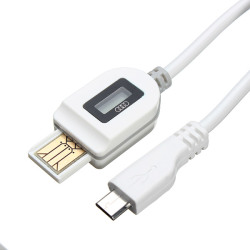 Mirco Usb Cable Digital Lcd Display Detector Current Voltage Charging Time Indicator Free Shipping