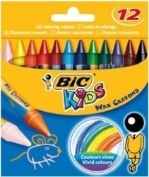 Bic 12 Piece Crayons