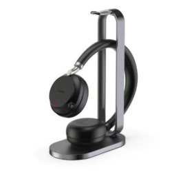 Yealink BH72 Bluetooth Wireless Headset With Charging Stand And Usb-c Connection - Black
