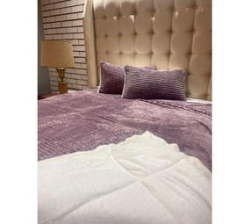 3 Piece Fleece Comforter Set 15 - Double