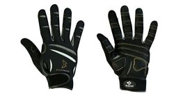 The Official Glove Of Marshawn Lynch - Bionic Gloves Beast Mode Women's Full Finger Fitness lifting Gloves W Natural Fit Technology Black Small Pair