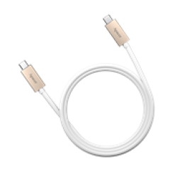 Apacer DC120 USB 3.1 Type-c To Type-c Cable - White Retail Box No Warranty.  features speed Transmission With Reversible USB Type-c-integrated Sr Structure Supporting Plug And