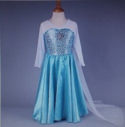 Elsa From Frozen Princess Dress - Age 3-4