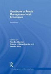 Handbook Of Media Management And Economics Hardcover 2ND New Edition
