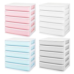 Deals On Desk Table Office Plastic Drawers With Square