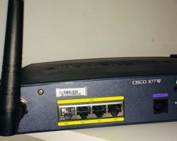 Cisco 877W Adsl + Wifi Router