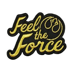 Disney Star Wars Feel The Force Patch The Last Jedi New Movie Embroidered Iron On