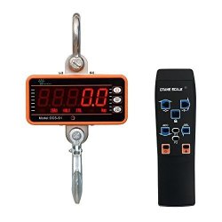 Hyindoor Digital Hanging Scale Industrial Heavy Duty Crane Scale With Remote 1100LB 500KG