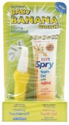 Spry Baby Banana Tooth Brush with Tooth Gel