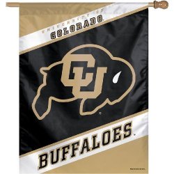 Ncaa University Of Colorado Vertical Flag 27" X 37