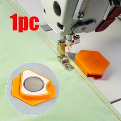 1PC Magnetic Seam Guide For Sewing Machine Multifunctional Straight Line Hems Sewing Ruler Universal Sewing Machine Accessories