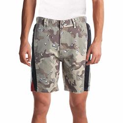 Nxp Mens Hawkeye Tech Camouflage Walking Casual Shorts Tan 38