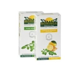 Pure Moringa Green Tea And Moringa - Lemon & Ginger Infused Tea