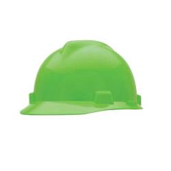 Cap Safety Peak Lime Green Lined