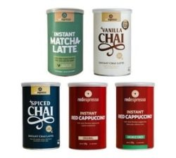 - Complete Red Cappuccino Chai & Matcha Latte Bundle