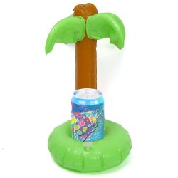 Inflatable Coconut Water Drink Coke Cup Holder Mobile Phone Holder Inflatable Toys