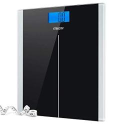Etekcity Digital Body Weight Scale With Step-on Technology 400 Pounds Elegant Black