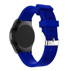 Autumnfall New Fashion Sports Silicone Bracelet Strap Band For Samsung Gear S2 Classic 732 Blue