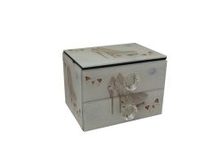 Cottonbox 2 Drawer Jewellery Box - Shoe