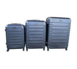 3 Piece Holiday Luggage Set - 30 Inch - Black