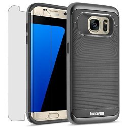 Samsung Galaxy S7 Edge G935 Case Innovaa Dual Armor Bumper Case Not Compatible With Samsung Galaxy S7 & S7 Active W Free Screen