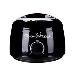 Inkach Wax Warmer Machine Kit - Electric Hair Removal Hot Wax Warmer Heater Pot Depilatory Black