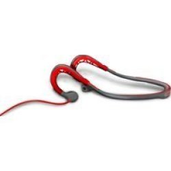 Maxell Eb-pure Action Sport Neckband Wired In-ear Headphones Black red