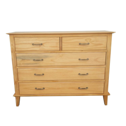Charlisle Chest Of Drawers - South African Pine Smoke Finish