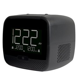 Tivdio Rt-4503 Dual Alarm Clock Radio With Fm Wireless Speaker 2 Port Smart Phone Charger Snooze Sleep Timer Battery Backup And Audio Input Black