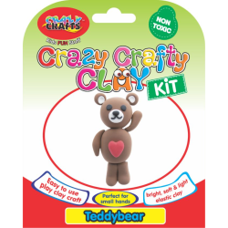 Crazy Crafts Crafty Clay Kit - Teddy Bear