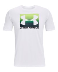 Men's Ua Boxed Sportstyle Short Sleeve T-Shirt - White LG