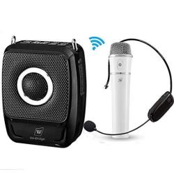 Wireless Portable Pa Speaker System With MIC - 25W Microphone And Speaker Set Loudspeaker Music Sound System Bluetooth Voice Amplifier Headset For Presentation Teacher
