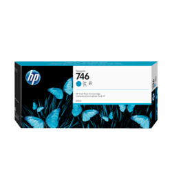 HP 746 300-ML Cyan Designjet Ink Cartridge