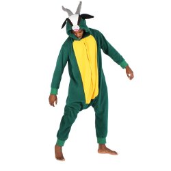 AFreaka - Adults Springbok Onesie In Green & Gold