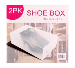 Storage Shoe Boxes 2pce