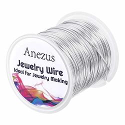 Jewelry Craft Wire For Jewelry Making Anezus Craft Wire 18 Gauge Tarnish Resistant Copper Beading Wire For Jewelry Making Supplies And Crafting Silver